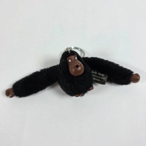 Kipling Handbags - Kipling Monkey “Davina” Plush Keyring Charm Thumb Sucking Ape Gorilla Black